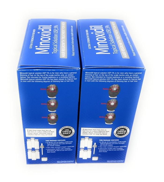 Міноксидил Кіркланд Minoxidil Kirkland 5% 2 упаковки 12 флаконів